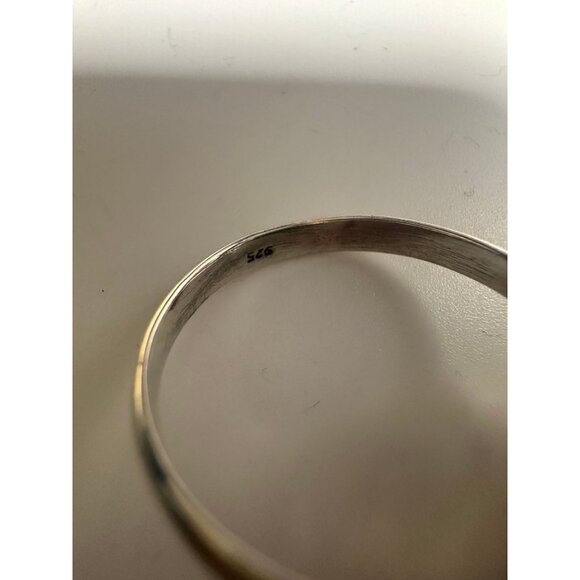 Sterling Silver Black Onyx Chuncky Ring - Picture 5 of 6